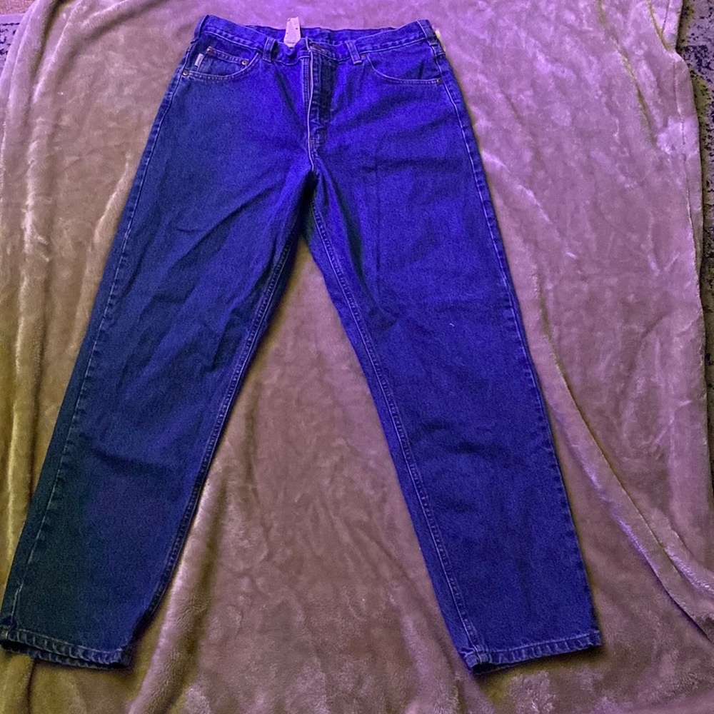 Dark wash Carthartt jeans relaxed fit W36 L32 great condition 9/10 barely worn